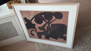 Jan van der Zee - houtsnede 1/5 - eigendruk, gesigneerd - 1972 (groot) kopen? Bied vanaf 199!