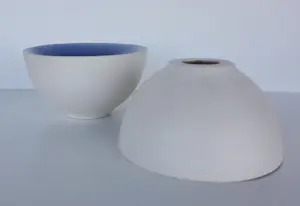 Olav Slingerland - Set van 2 puntkommetjes, Blauw geglazuurd aardewerk kopen? Bied vanaf 100!