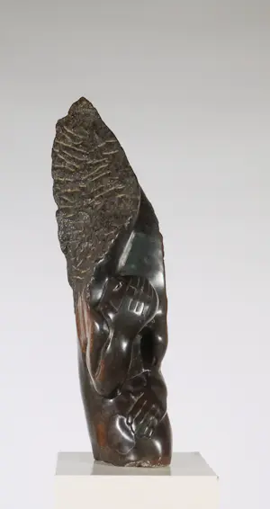 Jonathan Mhondorohuma - Stenen beeld, Sky Angel kopen? Bied vanaf 150!