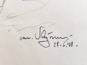 Koos van Vlijmen - Twee abstracte composities 1948 kopen? Bied vanaf 20!