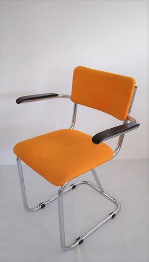 Gispen - De bekende buisframestoel van Gispen model 207. Geschatte periode jaren 60. kopen? Bied vanaf 45!