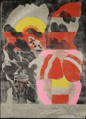 Jef Diederen - Houtsnede, Lot met drie proefdrukken kopen? Bied vanaf 35!