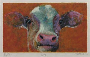 Theo Onnes - Zeefdruk, Pink - Ingelijst kopen? Bied vanaf 35!