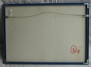 Guido van Driel - Ingelijste collage & tekening , “Golfers 1” – 1993 kopen? Bied vanaf 90!