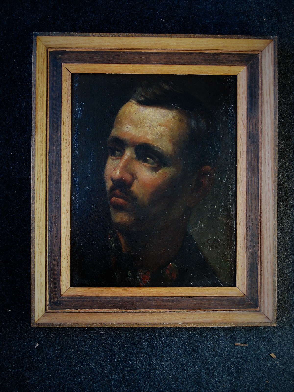 Constant Cap - vroeg zelfportret KunstAkademie Antwerpen gesigneerd kopen? Bied vanaf 1!