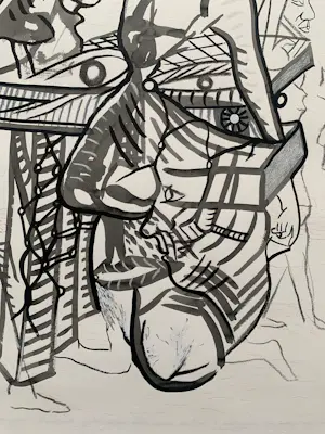 Thomas van der Linden - gemengde techniek op papier | 'The Worldly Portraits' | 1990 kopen? Bied vanaf 125!