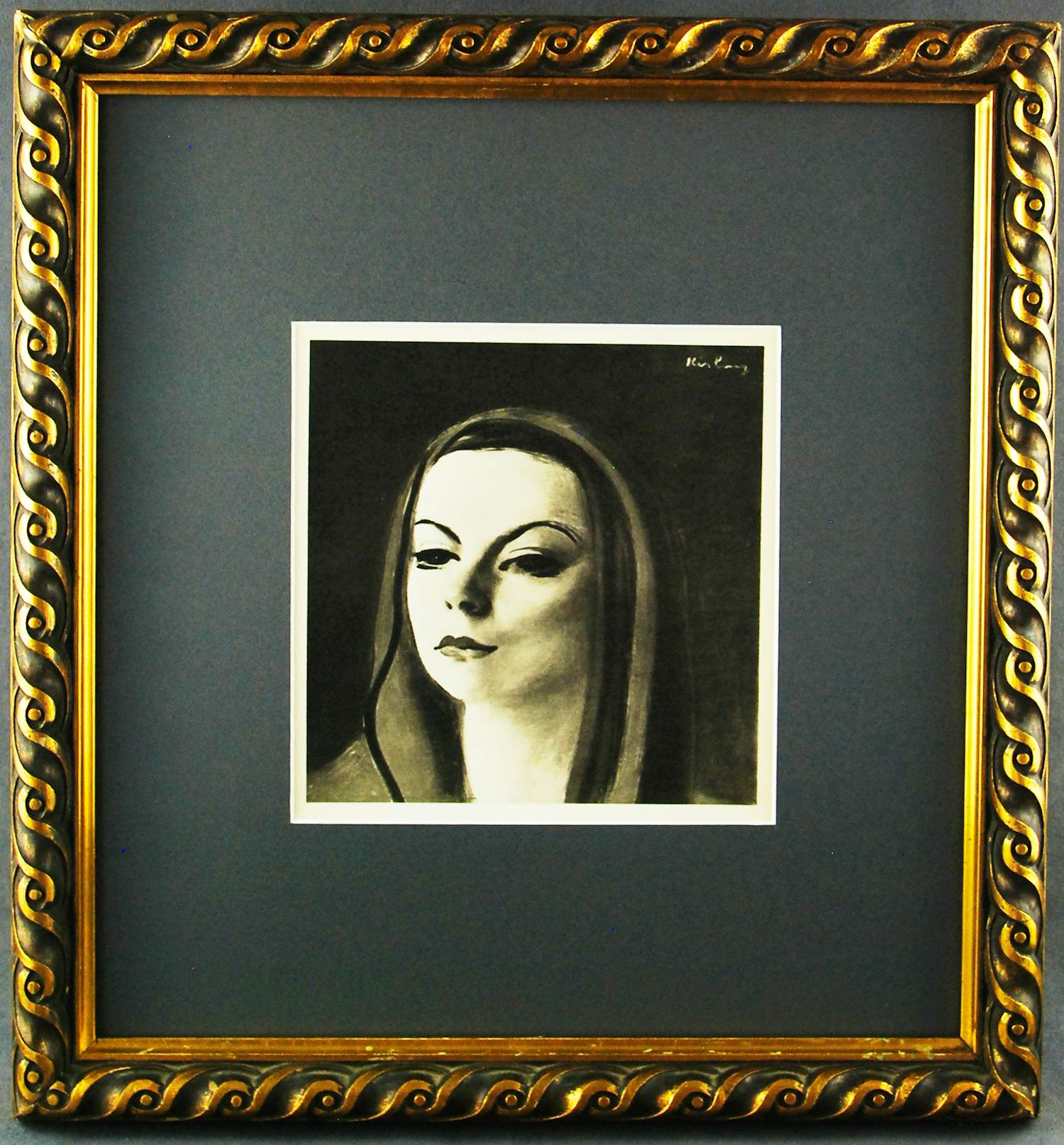 Moïse Kisling - "Porträt 1941"-Gedruckt auf der Aulard-Presse in Paris. kopen? Bied vanaf 199!