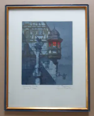 Horst Rosemann - MARIENERKER / KLEURETS / 44x35cm / KADER / SIG kopen? Bied vanaf 25!