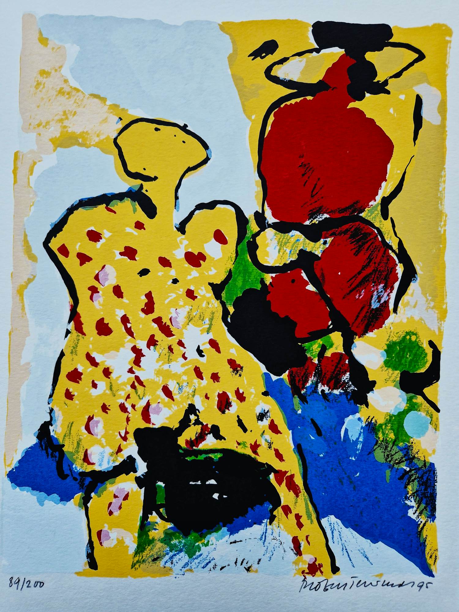 Robert Terwindt - Expressionistische ets in 89/200 oplage -zonder titel- potlood gesigneerd kopen? Bied vanaf 30!