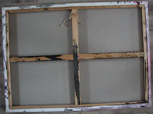 Anton Heyboer - Abstracte aquarel op doek kopen? Bied vanaf 225!