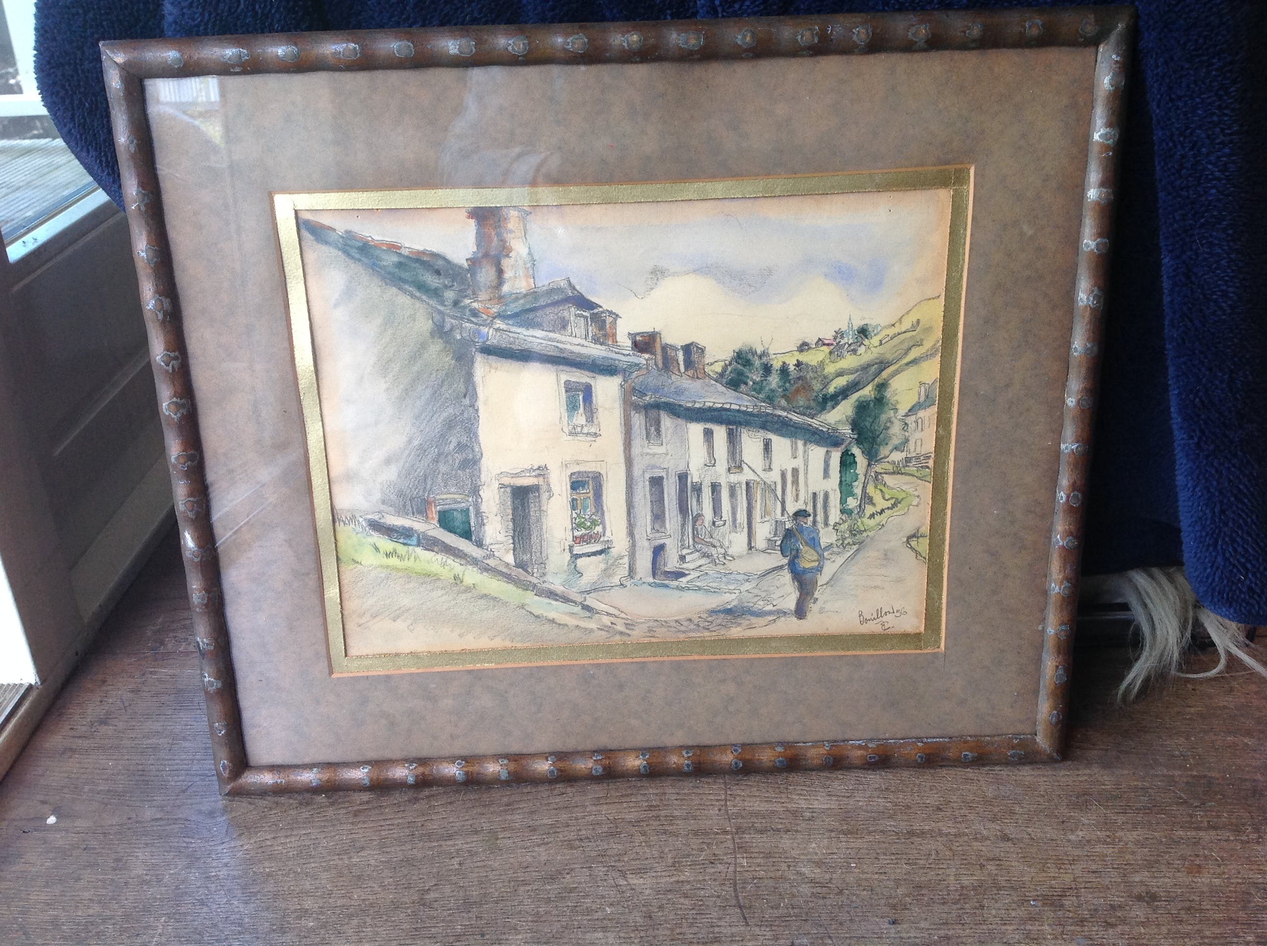 Johan Eshuis - Frans straatje (Bouillon) verkocht voor € 50!