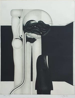 Gerd van Dulmen - Zonder titel - ets - 1971 kopen? Bied vanaf 65!