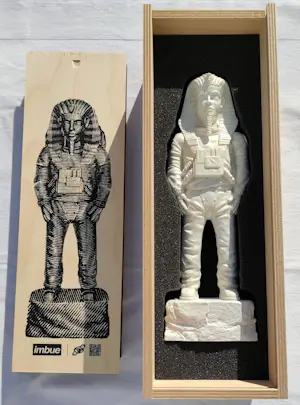 Imbue - XL Ancient Astronaut Tutankhamun (Pearl White) kopen? Bied vanaf 270!