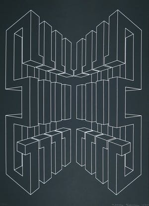 Harry Karssen - Lot van twee zeefdrukken, Z.t. Abstractie kopen? Bied vanaf 1!