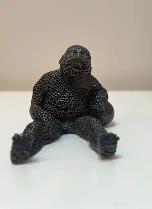 Carolein Smit - Bronzen sculptuur | Kind met bal vendu pour 150€ !