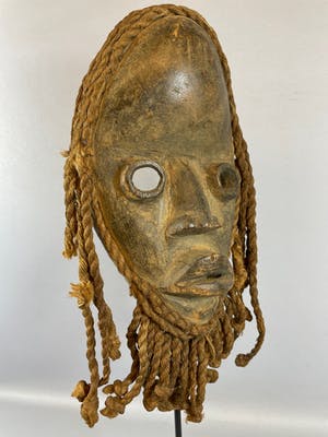Dan - 220228 Old African Mask from the Dan People - Liberia. kopen? Bied vanaf 45!