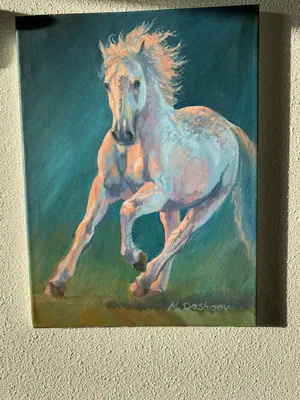 Niet of onleesbaar gesigneerd - paard in galop kopen? Bied vanaf 1!