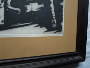 Ber Mengels - Grote ingelijste ets, Zou ik mijn broeders hoeder zijn? – 1965 – nr. 2 van 10. kopen? Bied vanaf 150!