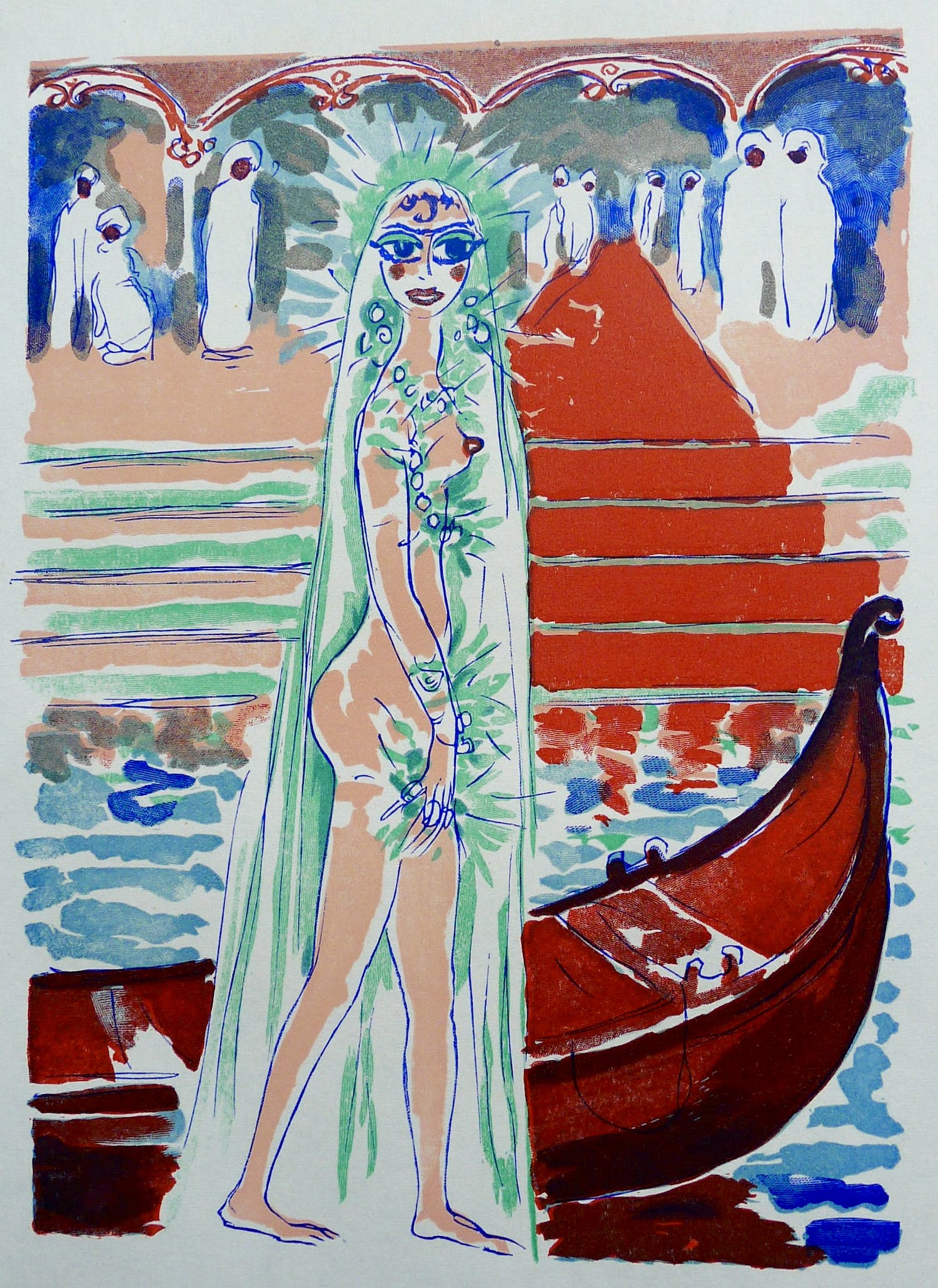 Kees van Dongen - Gravure 1001 nacht : ' Gerbe-de-Perles aborde au palais' kopen? Bied vanaf 10!