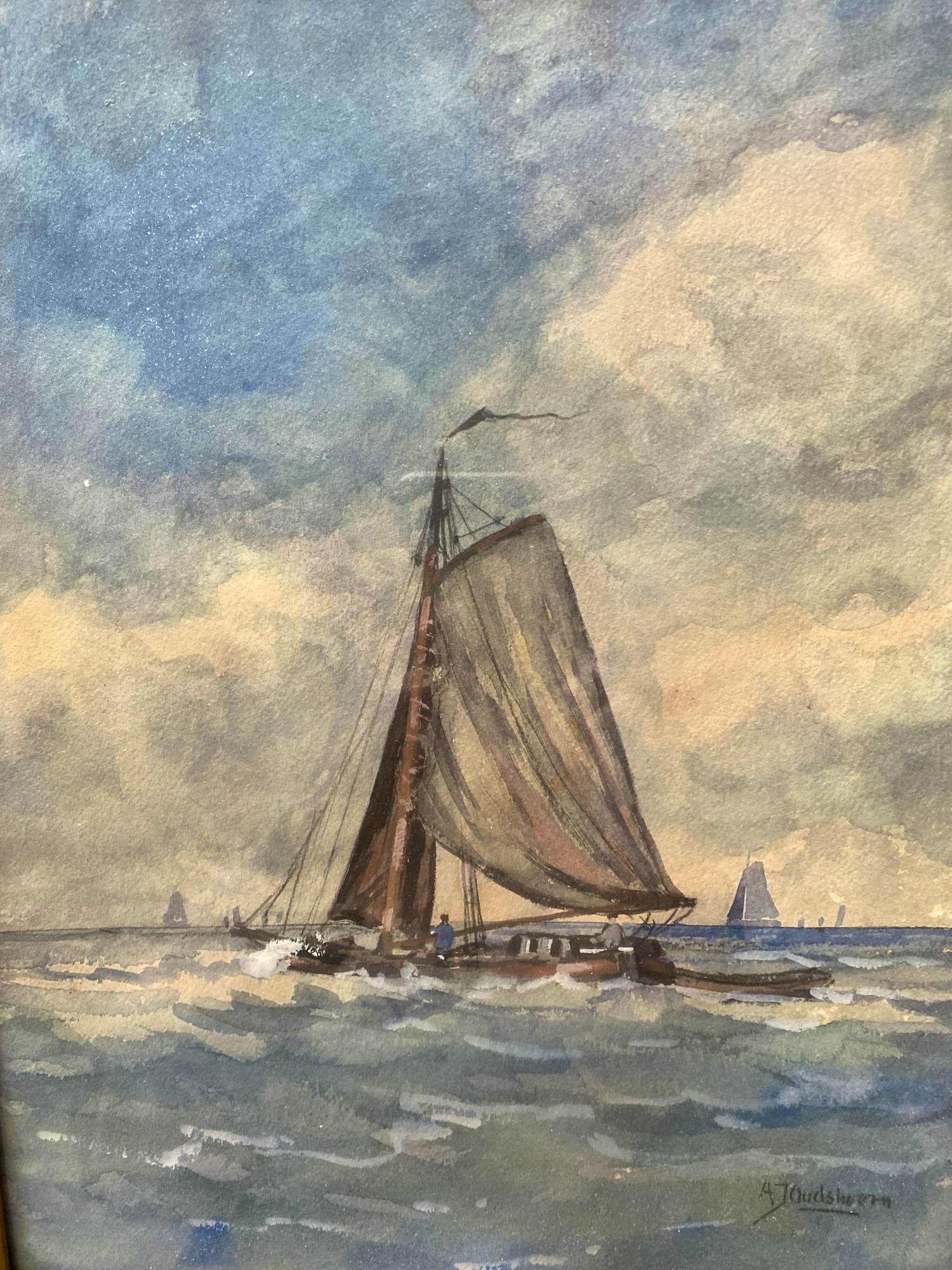 Albert Jan Oudshoorn - Tjalk op zee kopen? Bied vanaf 100!