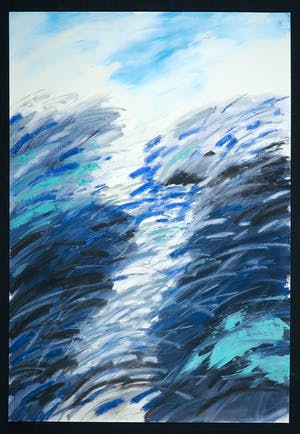 Gijs Keizer - Acryl op papier, Zonder titel kopen? Bied vanaf 1!