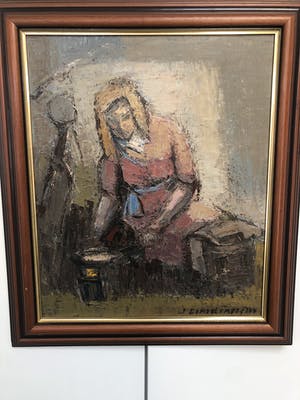 Jules De Meulemeester - Dame aan het werk kopen? Bied vanaf 160!