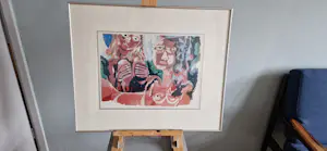 John Lie a Fo - Kavel met 4 zeefdrukken van John Lie a Fo kopen? Bied vanaf 50!