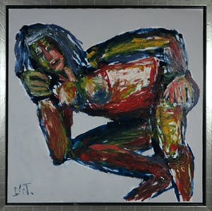 Martin van Wordragen - Olieverf op doek, Concentratie - Ingelijst (Groot) kopen? Bied vanaf 1!