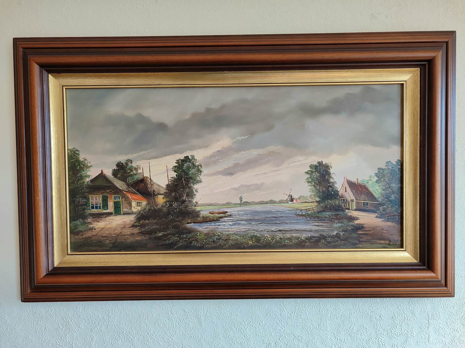 Dick van Dijk - Hollands polderlandschap kopen? Bied vanaf 150!