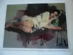 Rob Houdijk - Offset-litho, Op de sofa. verkauft für € 40!