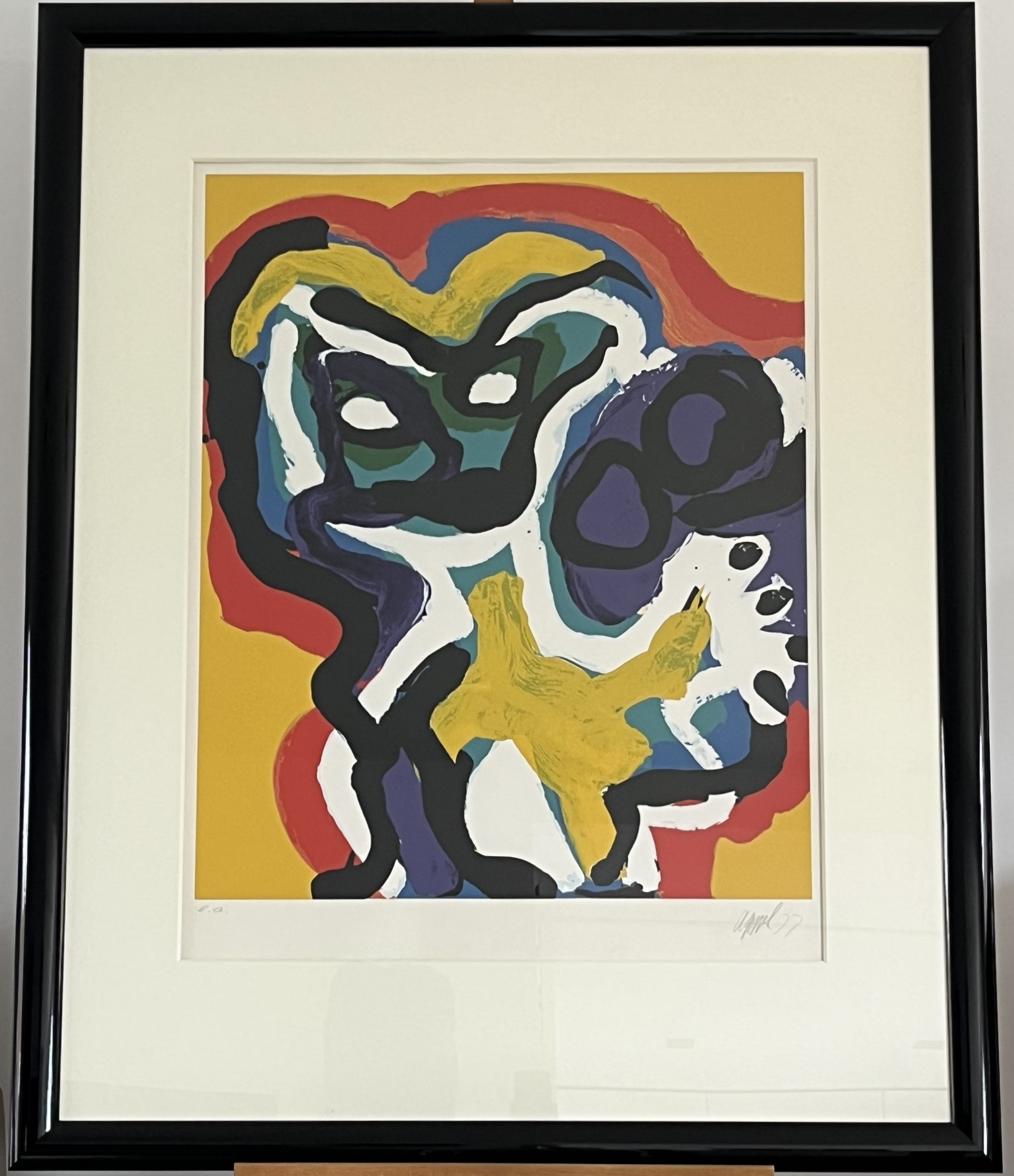 AcheterKarel Appel - Yellow Flower Head - épreuve d'artiste - 1977? Enchérissez de 1350!