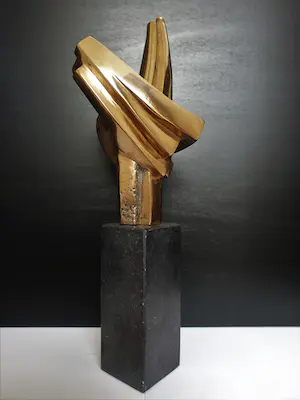 Brons (Onbekend) - gepolijst abstract brons, zeer mooi. kopen? Bied vanaf 325!