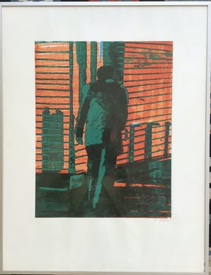 Peter Bes - Zeefdruk, gesigneerd en ingelijst kopen? Bied vanaf 50!