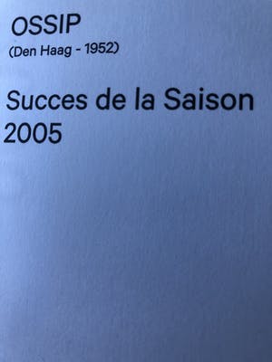 Ossip - Succes de la Saison kopen? Bied vanaf 1250!