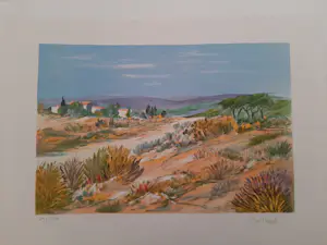 Ray Poirier - PROVENCE / KLEURLITHO / 76x56cm / kopen? Bied vanaf 35!