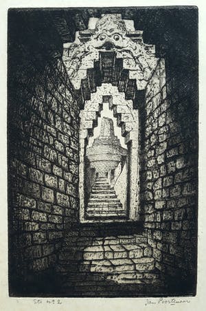 Jan Poortenaar - Boroboedoer, complete uitgave met 6 gesigneerde etsen kopen? Bied vanaf 250!