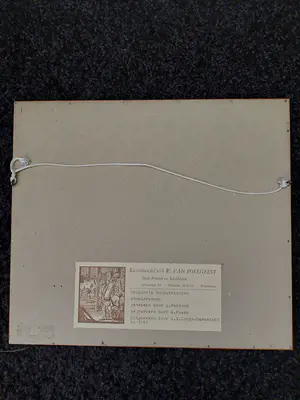 Ludwig Rohbock - handgekleurde staalgravure van Leuvehaven Rotterdam kopen? Bied vanaf 1!