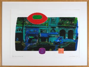 Jelis van Dolderen - Zeefdruk, Paris Partout VI - Ingelijst kopen? Bied vanaf 15!