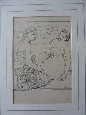 Gabriëlle Ferrand - Pentekening, kopen? Bied vanaf 25!