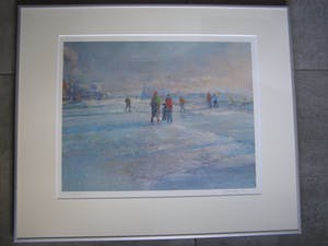 Frits Drent - Winterlandschap kopen? Bied vanaf 25!