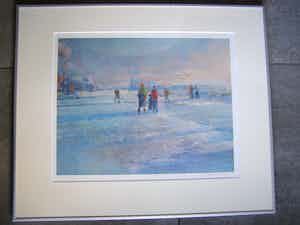 Frits Drent - Winterlandschap verkocht voor € 25!
