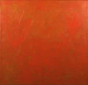 Franscz Witte - Acryl op doek, Oranje rapsodie verkocht voor € 1!