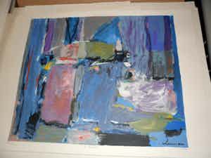 Wil van Leeuwen - Litho, De lente verkocht voor € 50!
