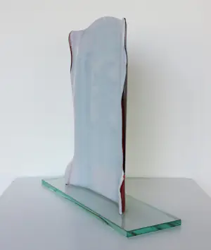 Bert Grotjohann - Glas, Kleurrijk abstract glazen object kopen? Bied vanaf 150!