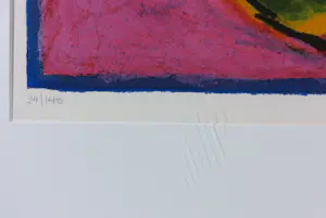 Geert Vrijdag - Zeefdruk op papier, De machine - Ingelijst kopen? Bied vanaf 80!