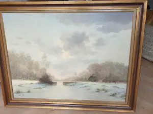 Rob de Haan - Winterlandschap kopen? Bied vanaf 100!