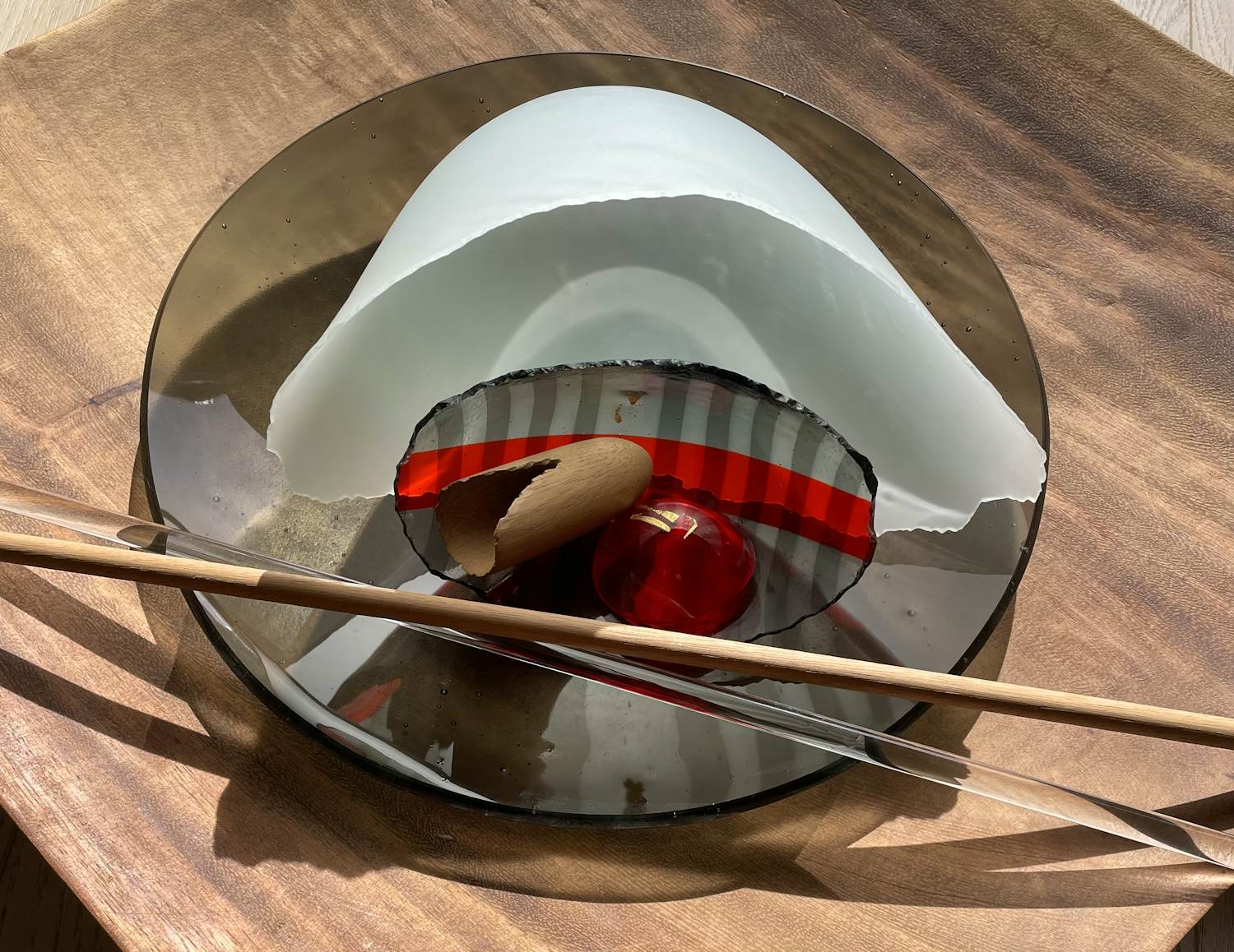 Frank van den Ham - “ BANTEN” Unique glassculptuur kopen? Bied vanaf 495!