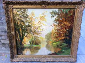 Albert Goethals - Gezicht op de Singel in Brugge verkocht voor € 10!