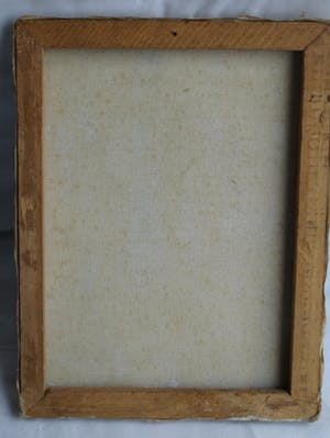 Niet of onleesbaar gesigneerd - Acrylverf op doek , “Blauw landschap met vrouwen“ kopen? Bied vanaf 1!