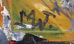 Martin van Wordragen - Olieverf op doek, Jager met zwijnenkop - Ingelijst kopen? Bied vanaf 200!